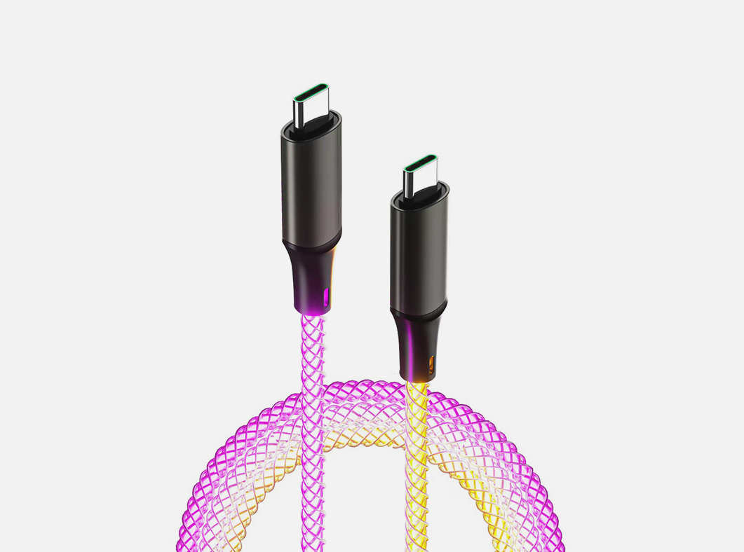 Glow Braided Charging Cable